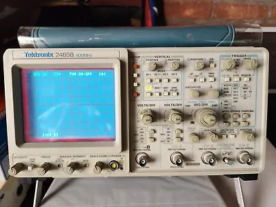 Buy Tektronix 2465B ~ 400Mhz 4 Channel Analog Oscilloscope With 2 Probes! Excellent! • 399$