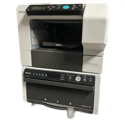 Buy Ricoh RI 100 DTG Printer + Finisher • 2,550$