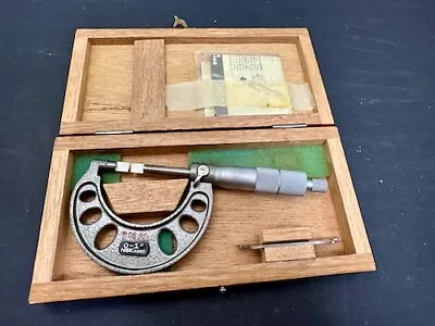 Buy VINTAGE NSK BLADE MICROMETER 0-1 530-901 .0001 In Original Box + Wrench, A-1! • 69.99$
