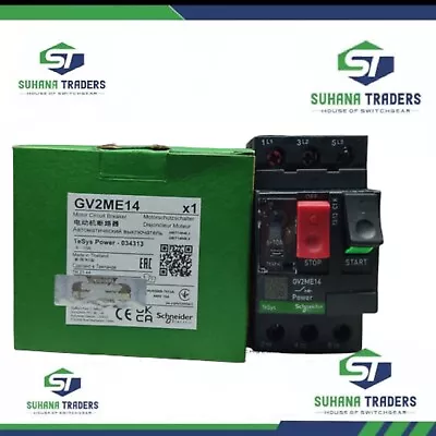 Buy Schneider Electric Motor Circuit Breaker  6-10 A, 15 KA , Thermal Magnet GV2ME14 • 75$