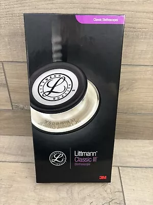 Buy 3M Littmann Classic III 27  Monitoring Stethoscope - Black Edition (5803) • 79.95$