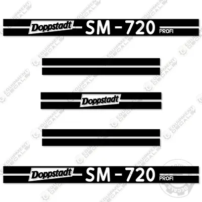 Buy Fits Doppstadt SM-720 Trommel Replacement Sticker Set - 3M Vinyl! • 549.95$