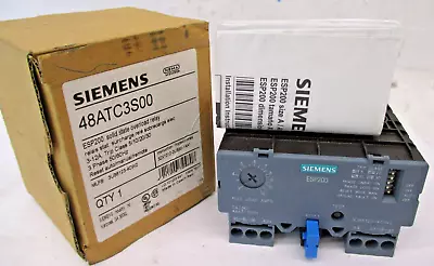 Buy Siemens 48ATC3S00 ESP 200 Solid State Overload Relay 3 Phase 50/60Hz A4646IPL • 110$