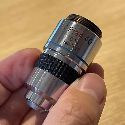 Buy [Exc-] Olympus Splan 40x 0.70 160 0.17 Microscope Objective Lens • 69$