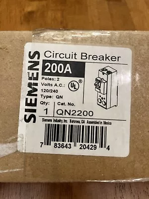 Buy Siemens Circuit Breaker 200 Amp • 70$