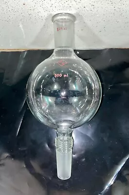 Buy B/H 500mL Kugelrohr Distilling Single Bulb Glass Ball Tube (24/40) -Excellent Cd • 45$
