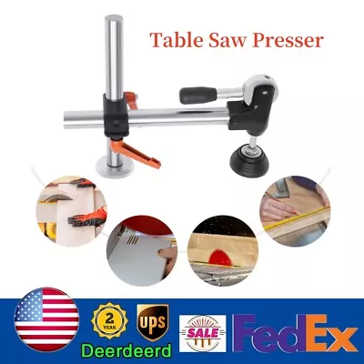 Buy Table Saw Presser Eccentric Press Manual Clamp High Precision Sliding Table Saw! • 66.84$