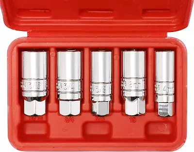 Buy 3/8-Inch Drive Spark Plug Socket Set, 6-Point, 5/8-Inch, 3/4-Inch, 13/16-Inch, 1 • 29.01$