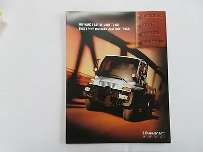 Buy Unimog Truck Brochure, 6 Page Mercedes-Benz, Freightliner, Sterling/Western Star • 15$
