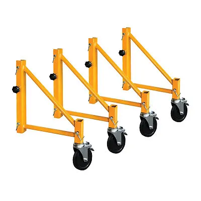 Buy Stacker S-IOS0 14 In Baker Style Scaffolding Outriggers With Casters (4 Pack) • 103.99$