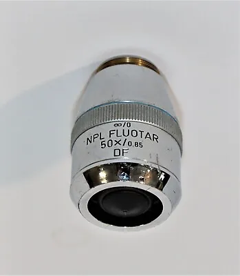 Buy Leitz Microscope Objective Lens NPL DF 50X/0.75 ∞/0 Dark Field • 119.86$