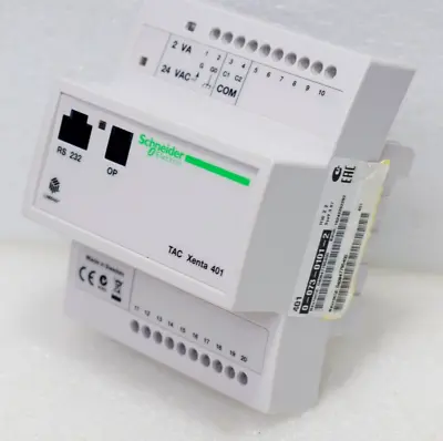 Buy SCHNEIDER ELECTRIC TAC Xenta 401 0-073-0101-2 PROGRAMMABLE CONTROLLER • 280$