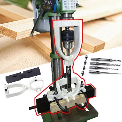 Buy Woodworking Hole Drill Bit Mortising Chisel Mortising Locator Tools With 4 Bits • 85.50$