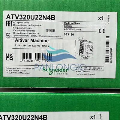 Buy 1 * Schneider Electric ATV320U22N4B Altivar Machine AC Speed Drive • 630$