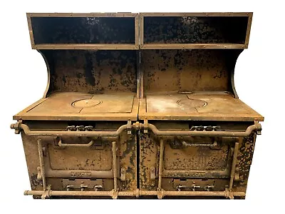 Buy Historic 1923 Vulcan Commercial Range / Oven (Pair) W/ French Top (Wood Fired?) • 8,500$