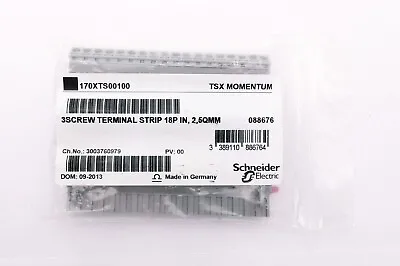 Buy 1PC New Schneider Modicon Momentum Terminal Blocks Screw Type 18 Pin 170XTS00100 • 39.98$