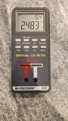 Buy BK Precision 878 Universal LCR Meter Tested And Working B&K • 75$