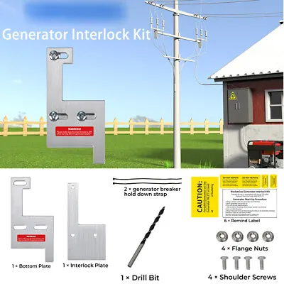 Buy Generator Interlock Kit For GE Vertical Siemens ITE 150 Or 200 Amp Panel LISTED • 35.99$