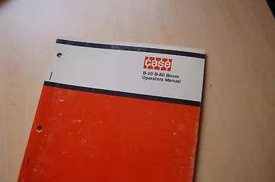 Buy CASE B50 B80 Concrete Pump Boom Owner Operator Operation Manual Owner Book Truck • 34.95$