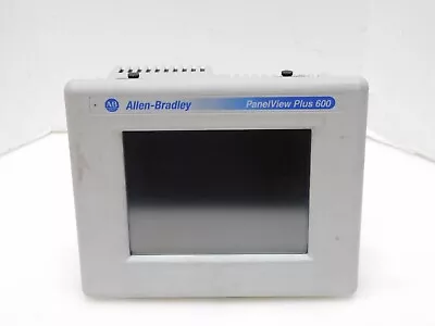 Buy Allen Bradley 2711p-t6c5d Panelview Plus 600 Touch Screen Ser A Rev B 24vdc 25w • 397$