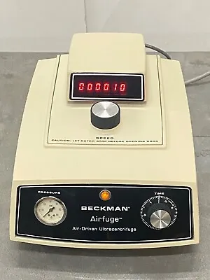 Buy Beckman Coulter 347854 Airfuge Digital Tachometer Air-Driven Ultra Centrifuge #2 • 599.97$