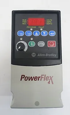 Buy ALLEN-BRADLEY AB POWERFLEX 4 22A-B8P0N104 AC DRIVE SERIES A 1.5kW 2.0HP • 299$