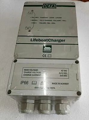 Buy Defa Lifeboat Charger Main Voltage 42 Vac Charge Voltage 2*12 Vdc  • 459$