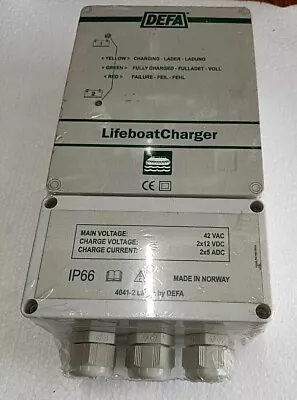Buy Defa Lifeboat Charger Main Voltage 42 Vac Charge Voltage 2*12 Vdc  • 456.70$