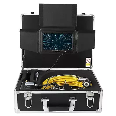Buy 7  Sewer Camera 165FT/50m Pipe Inspection Camera IP68 With 12pcs Adjustable LEDs • 419.99$