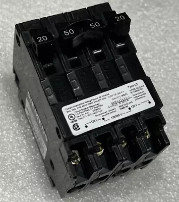 Buy Q22050ct Siemens Quad 2 Pole 20/50 Amp 120/240 Volt Circuit Breaker New • 42.95$