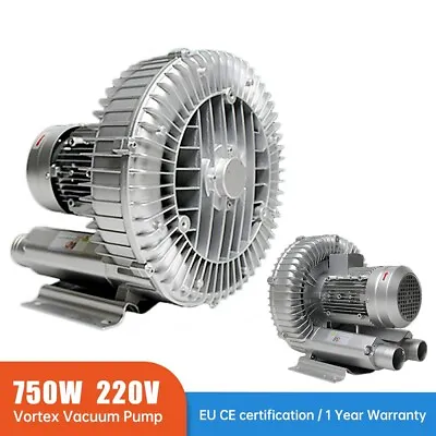 Buy Vortex High Pressure Industrial Air Pump Blower 220V 1PH 750W Dry Blower Fan • 459.90$