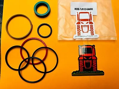 Buy -Hydraulic Cylinder Rebuild Seal Kit Fits Kubota 7J612-64400 Fits 7J612-64013- • 39.99$