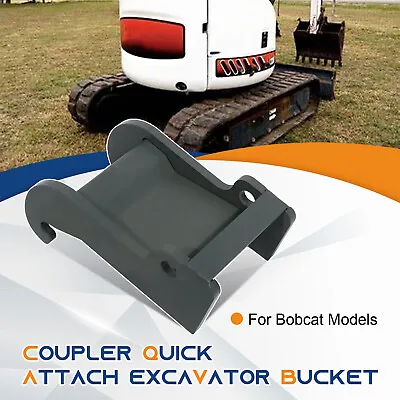 Buy Universal Coupler Quick Attach Excavator Bucket For Bobcat E Series 334 337 341 • 339.99$