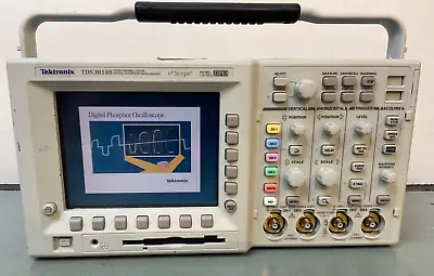 Buy Tektronix TDS3014 100Mhz 4-CH Color LCD Oscilloscope W/ TDS3TRG & TDS3FFT-TESTED • 459.99$
