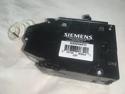 Buy Siemens Q2020AFC 120V Circuit Breaker See Description • 35.20$