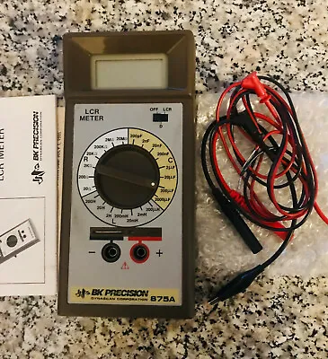 Buy BK Precision Dynascan Corp. 875A LCR Meter Box, Accessories, Free Shipping!    • 99$