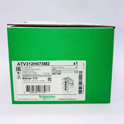 Buy Brand New In Box Schneider Telemecanique Inverter ATV312H075M2 0.75KW 220V • 370$