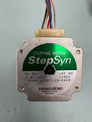 Buy SANYO DENKI 103H7123-04G3 Stepper Motor • 100$