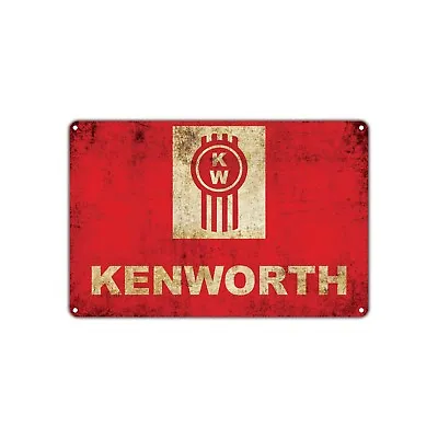 Buy Kenworth Vintage Sign For Garage Bars Décor American Truck Manufacturing Sign • 12.99$