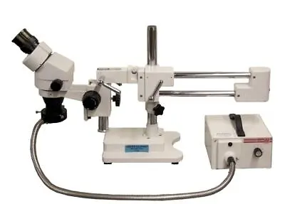 Buy AmScope SM-4B Binocular Stereo Zoom Microscope W/ Light Source + Stand (9052)R • 475$