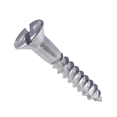 Buy #6 Flat Head Wood Screws Stainless Steel Slotted Drive All Sizes In Listing • 8$