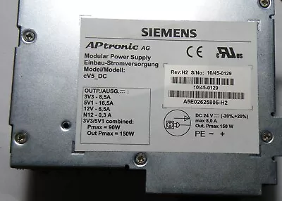 Buy NEW SIEMENS A5E02625805-H2 A5E02625805H2 Industrial Computer Power Supply • 1,031.25$
