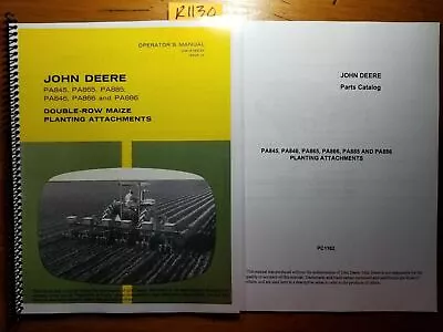 Buy John Deere PA845 PA865 PA885 PA846 PA866 PA886 Double-Row Maize Planting Manual+ • 18.49$