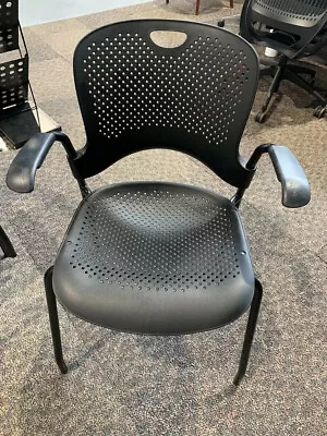 Buy Lot Of 4 - Herman Miller Caper Side Desk Office Chair In Black • 378$