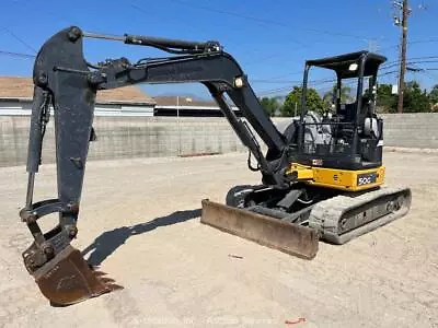 Buy 2018 John Deere 50G Mini Excavator Backhoe Aux Hydraulics Blade Yanmar • 1$