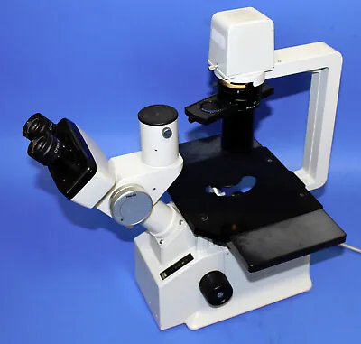Buy Nikon TMS-F Inverted Phase Contrast Microscope With 3 Objective Lens / Turns On  • 550$