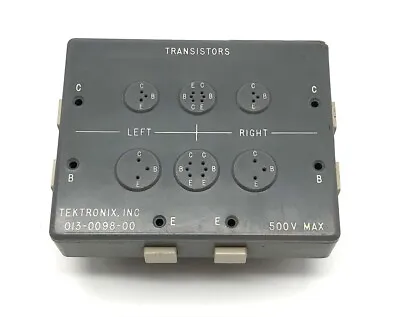 Buy Tektronix 013-0098-00 Transistor Curve Tracer Adaptor 576, Clean Used • 74.95$