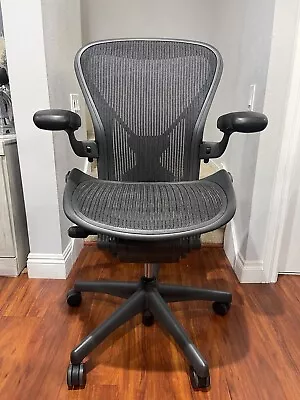 Buy Herman Miller Aeron Chair Size B Fully Loaded  Posturefit Support • 569$
