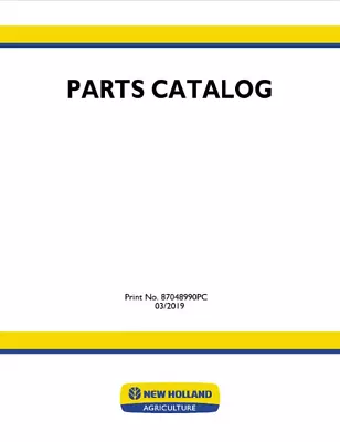 Buy New Holland 1033 Bale Wagon Parts Catalog PDF/USB - 87048990 • 42.50$