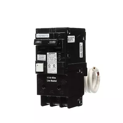 Buy Siemens 30A 2-Pole Ground Fault Circuit Interrupter (GFCI) Type QPF QF230AP • 59$